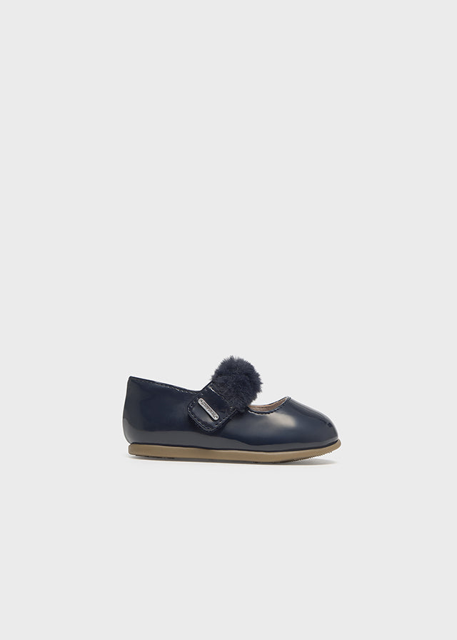 MAYORAL BABY PATENT LEATHER MARY JANES - NAVY