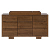 Yuzu 9-Drawer Dresser, Assembled in Natural Walnut