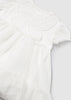MAYORAL TULLE ROMPER WITH CROWN- WHITE