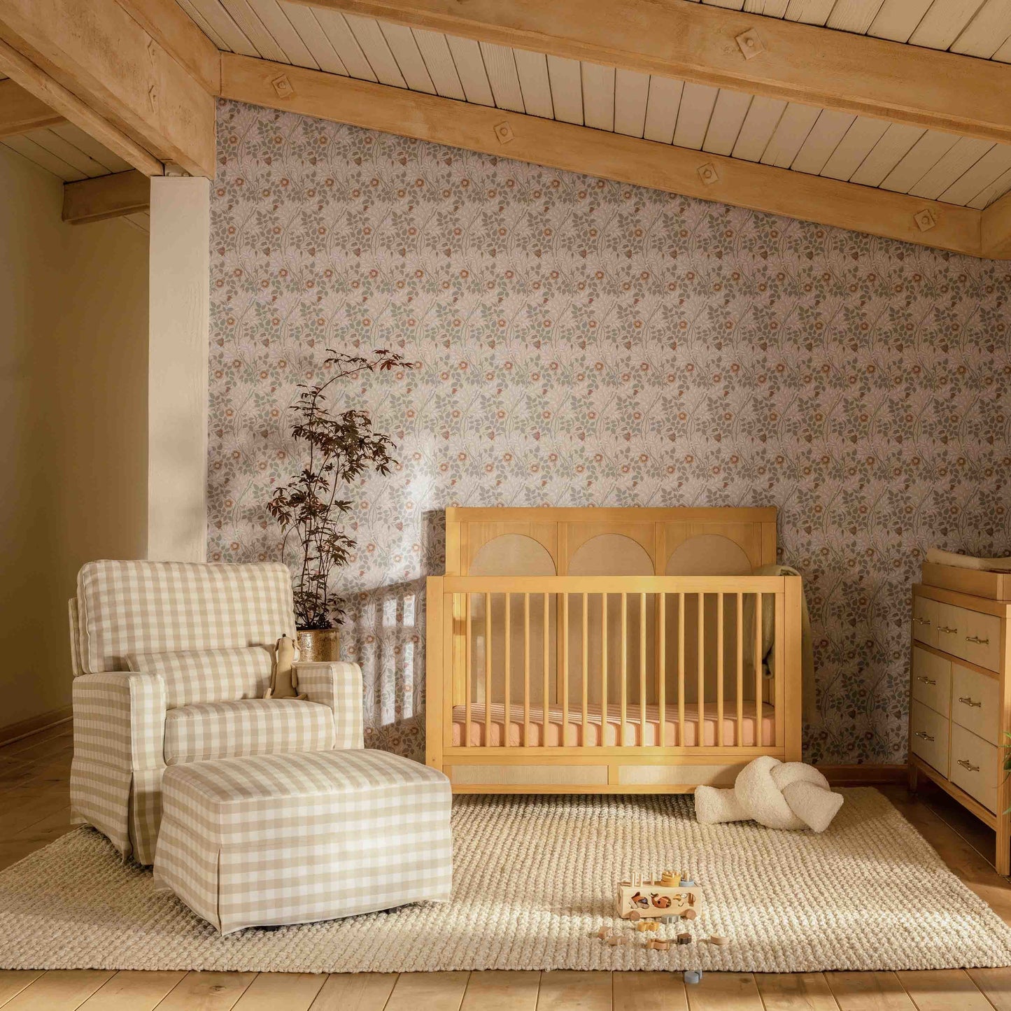 NAMESAKE CRAWFORD PILLOWBACK COMFORT SWIVEL GLIDER