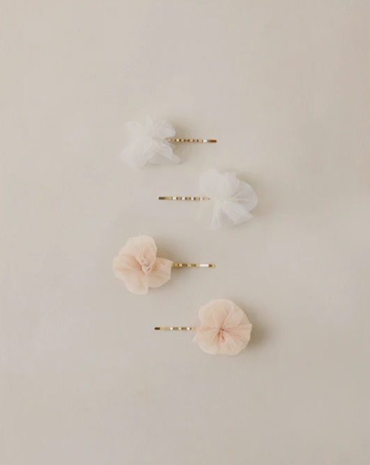 NORALEE POM POM PINS IVORY, PEARL