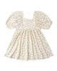 RYLEE + CRU BREA DRESS YELLOW DITSY