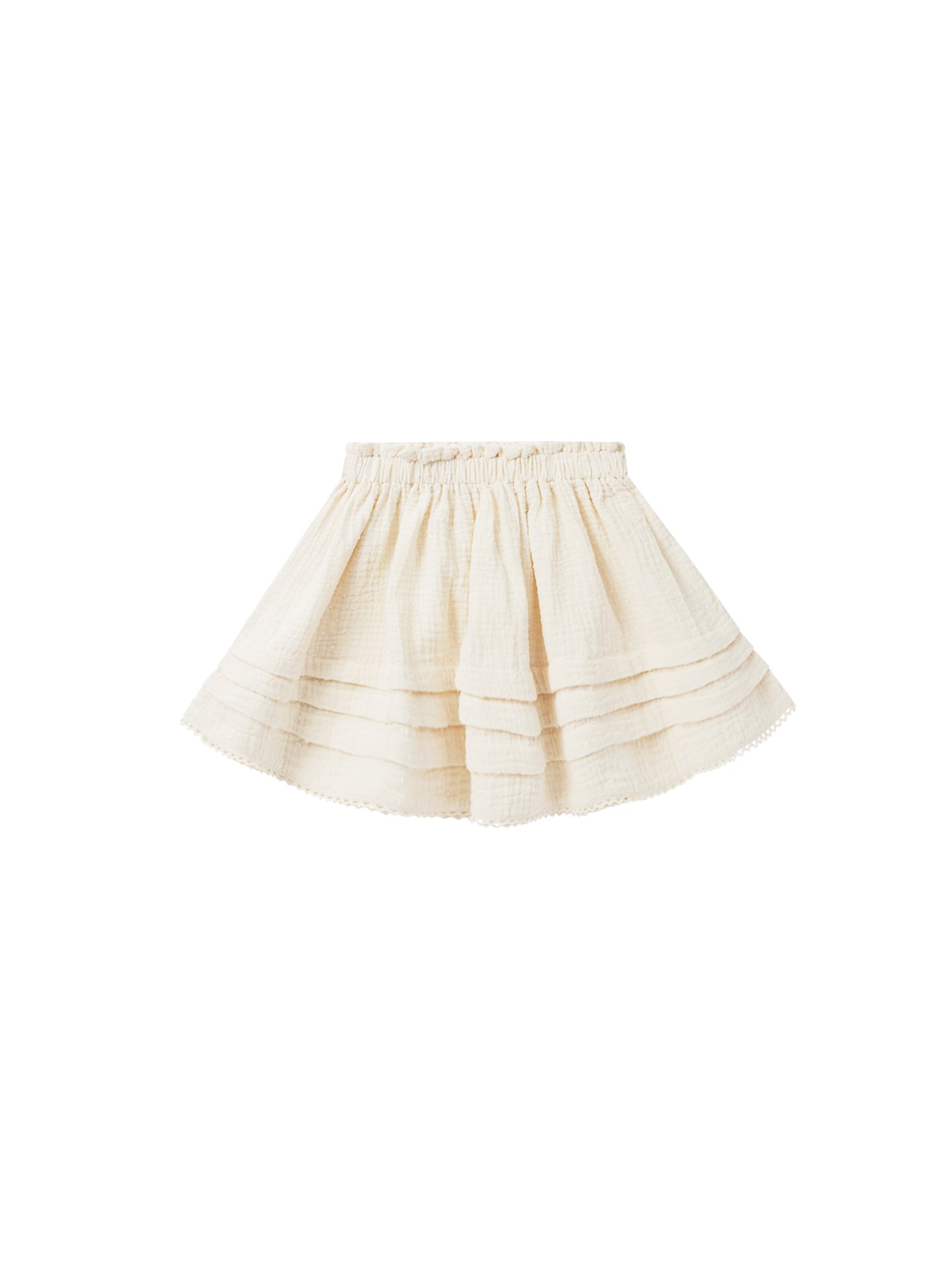 RYLEE & CRU MAE SKIRT IVORY