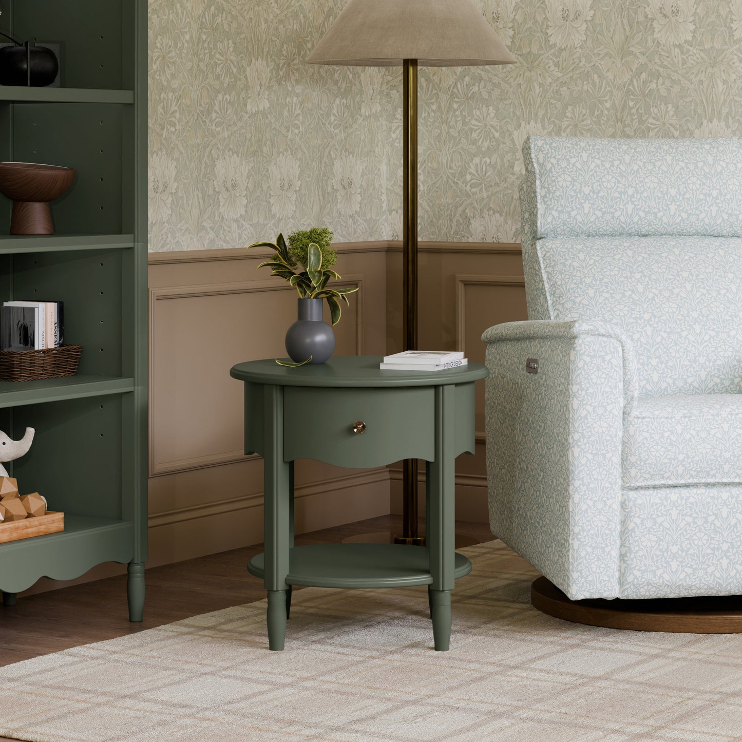 Liberty Assembled Nightstand in Warm White