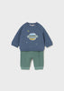 MAYORAL BABY PANTS AND SWEATSHIRT SET