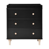 BABYLETTO LOLLY 3-DRAWER CHANGER DRESSER WITH REMOVABLE CHANGING TRAY
