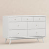 Palma 7-Drawer Double Dresser, Assembled in Warm White
