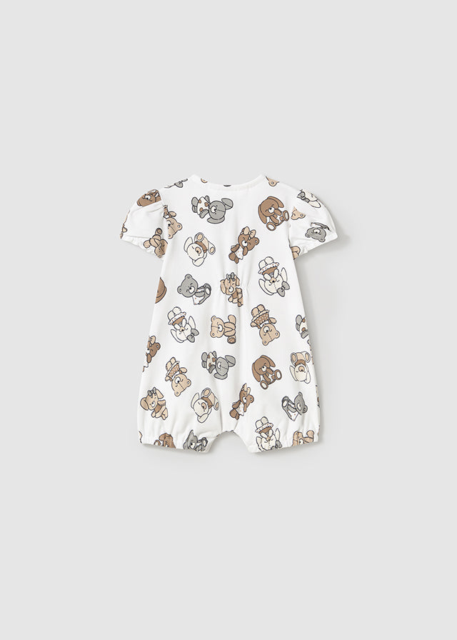 MAYORAL COOKIE TEDDY BEAR ROMPER