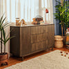 Pogo Tambour Assembled Dresser in Olive