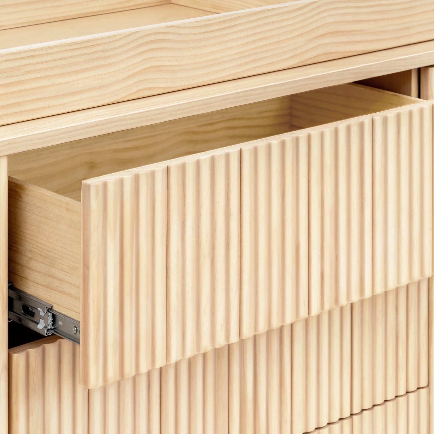 Pogo Tambour Assembled Dresser in Olive