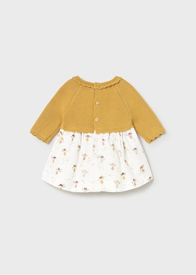 MAYORAL GIRL KNIT PRINTED DRESS