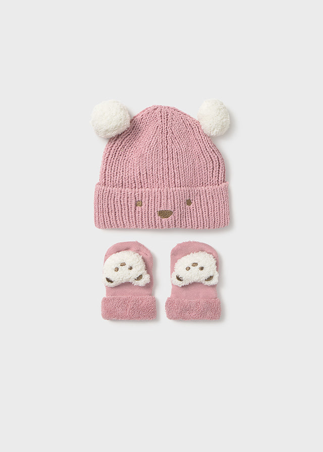MAYORAL HAT & SOCKS SET -BLUSH