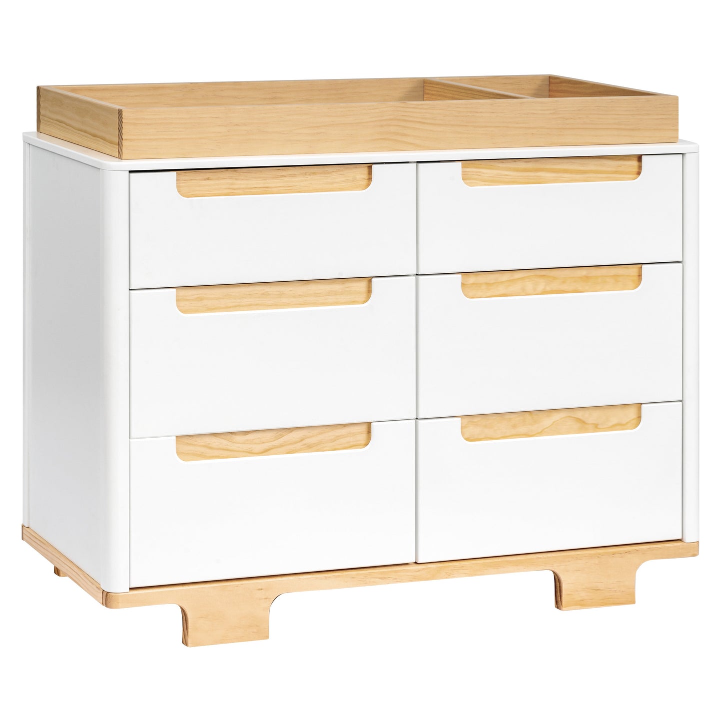 Yuzu 6-Drawer Dresser in Natural Walnut
