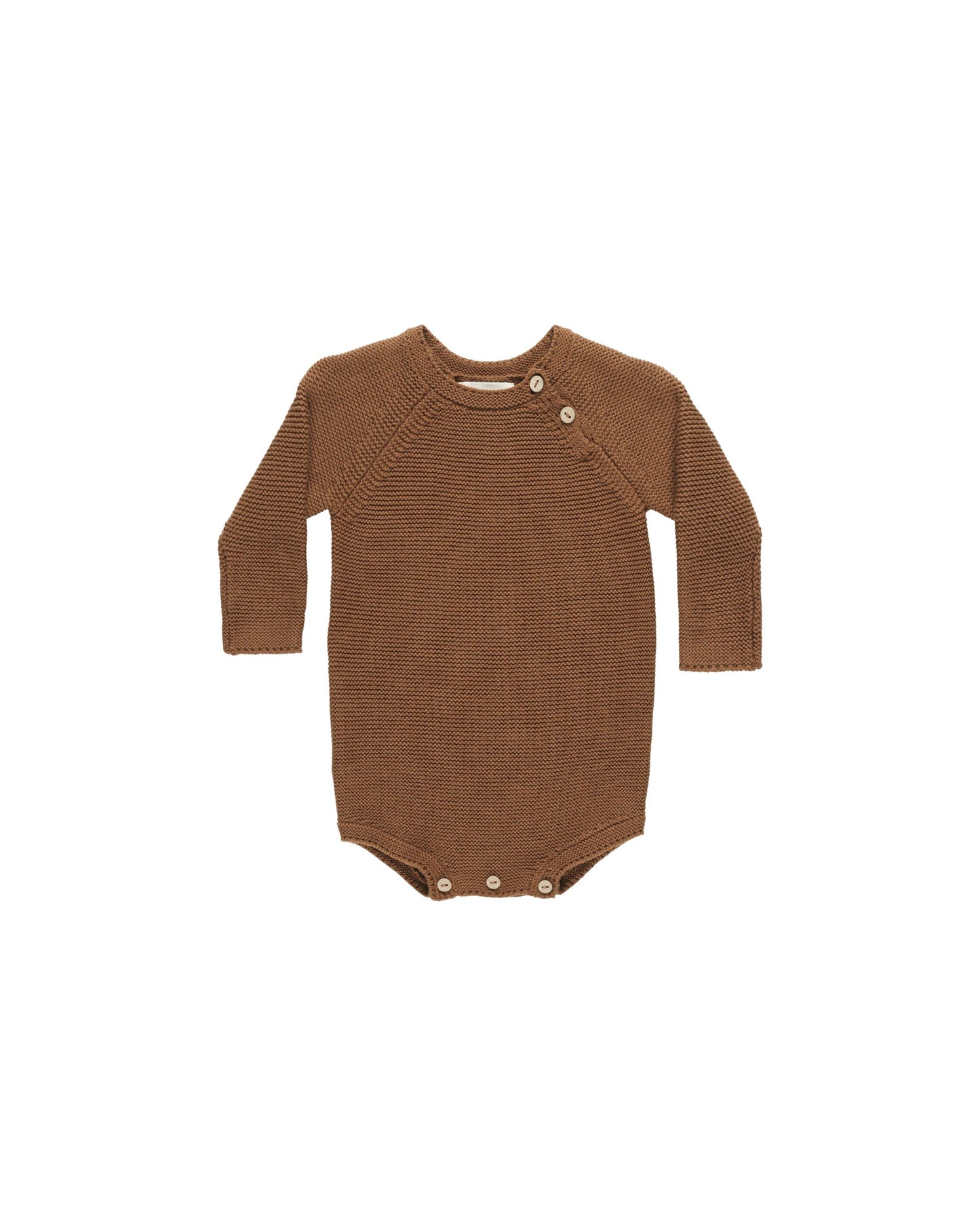 QUINCY MAE RIGGINS ROMPER CINNAMON