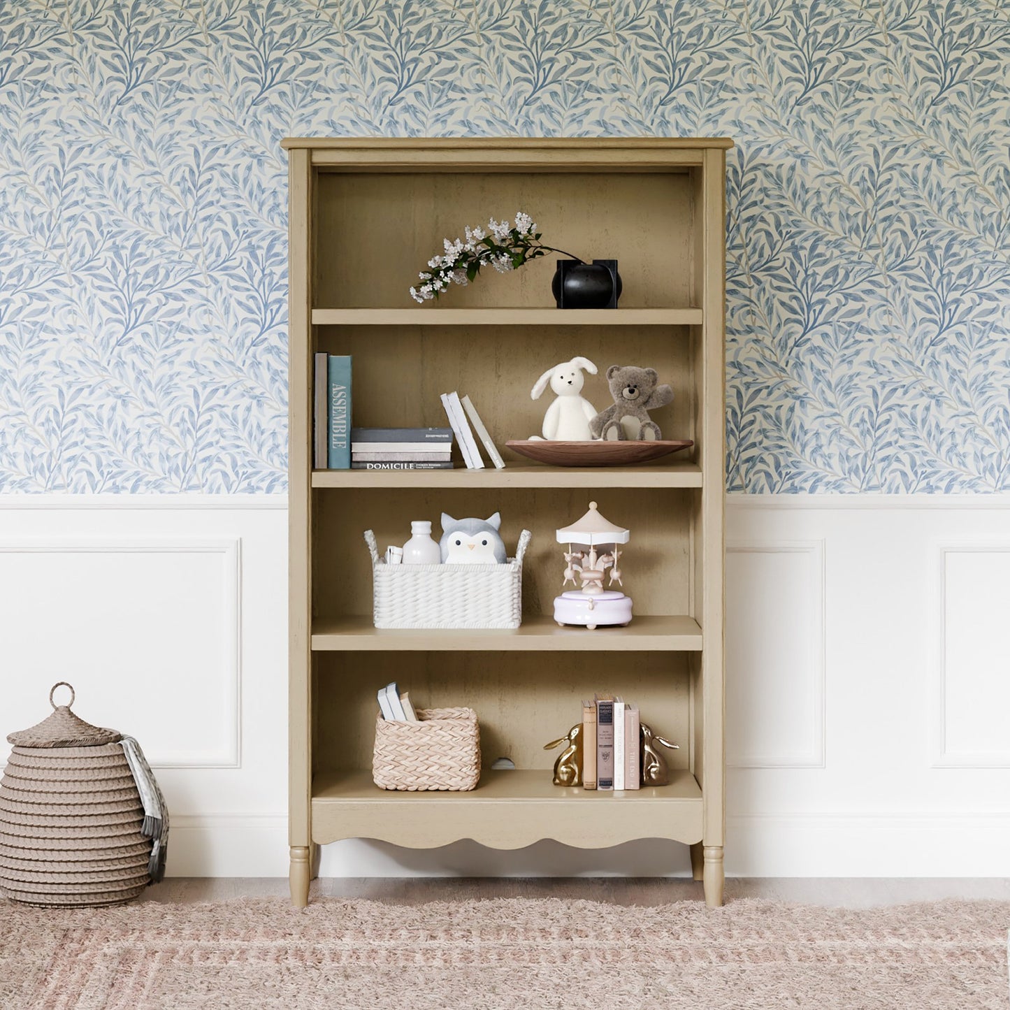 Liberty Assembled Bookcase in Warm White