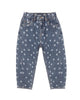 RYLEE + CRU BARREL PANT HEART DITSY
