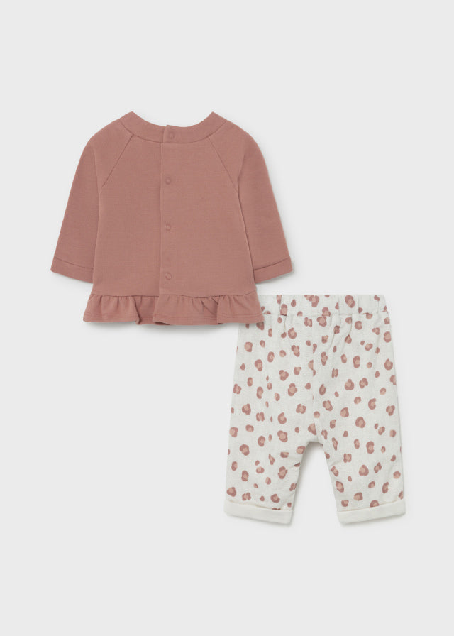 MAYORAL RUFFLED SHIRT AND PANTS