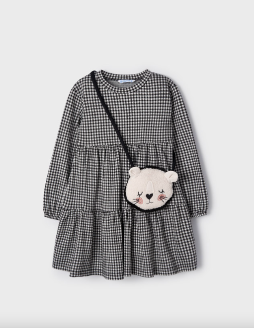Mayoral Gingham Dress with bag Mayoral Gingham Dress with bag