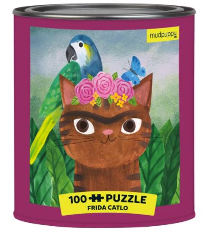 FRIDA CATLO ARTSY CATS 100 PIECE PUZZLE