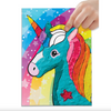 DO ART COLORING WITH CLAY UNICORN & FRIENDS