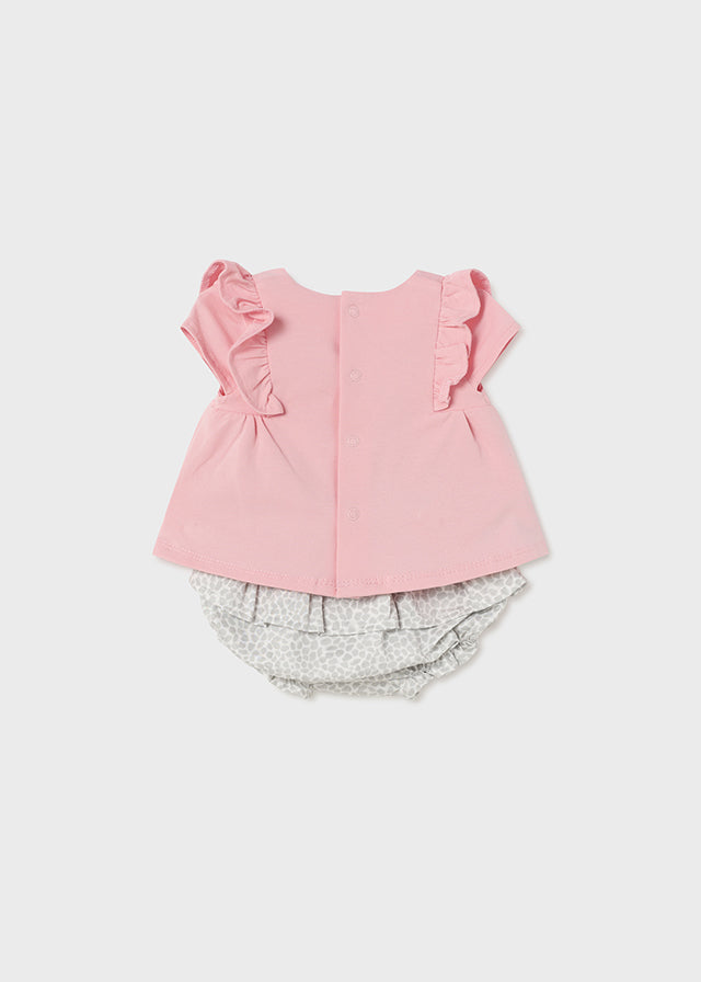 MAYORAL 2 PIECE COTTON SET - PINK