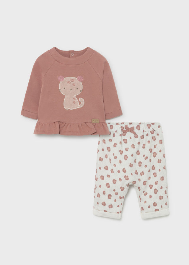 MAYORAL RUFFLED SHIRT AND PANTS