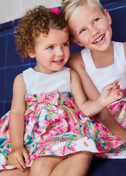 ABEL & LULA COMBINED MIKADO DRESS