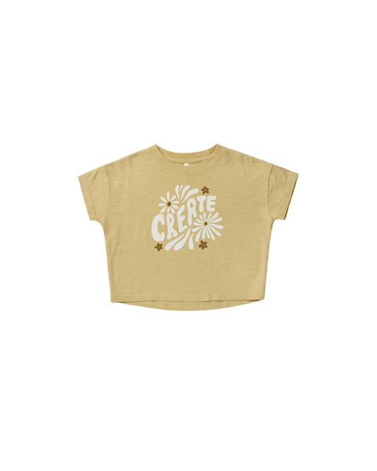 RYLEE & CRU BOXY TEE - CREATE