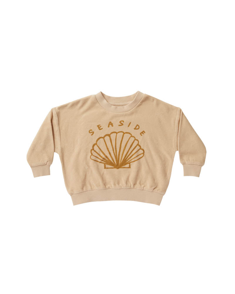 TERRY CREWNECK - SEASIDE