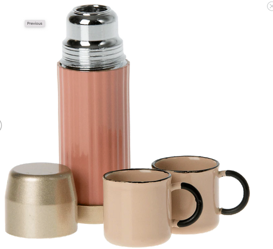 MAILEG THERMOS AND CUPS - SOFT CORAL