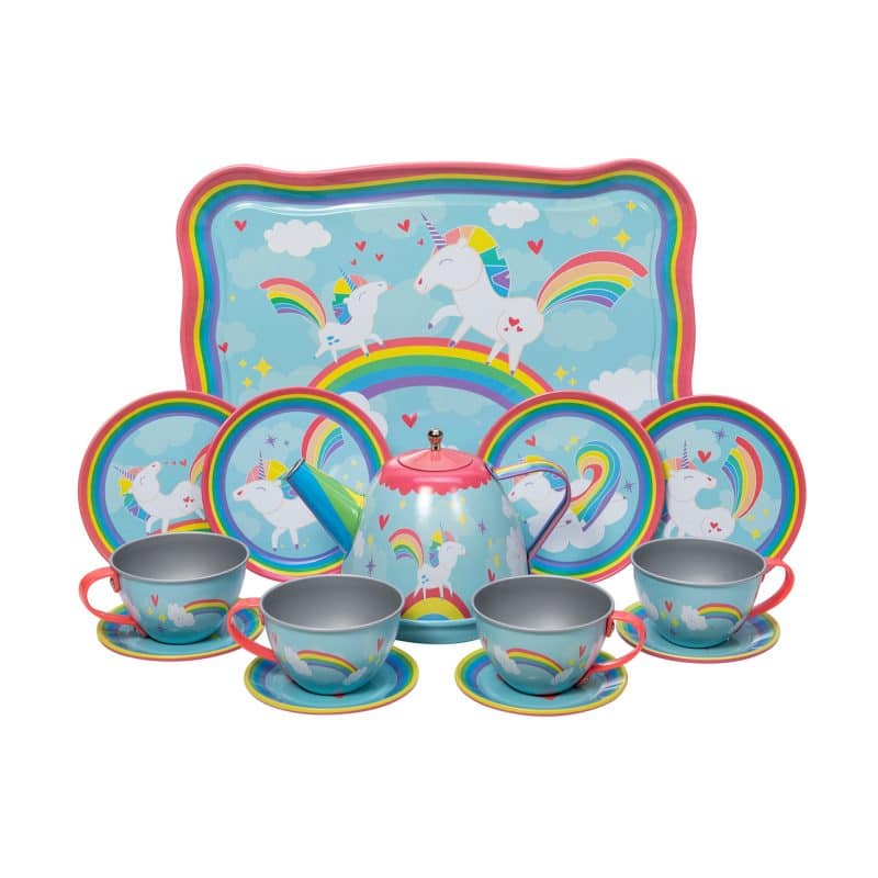 UNICORN TIN TEA SET