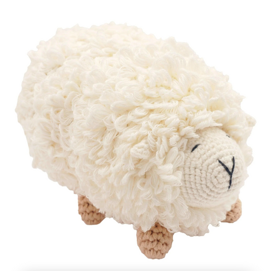 SHEEP - MRS SHILLY HAND CROCHET DOLL