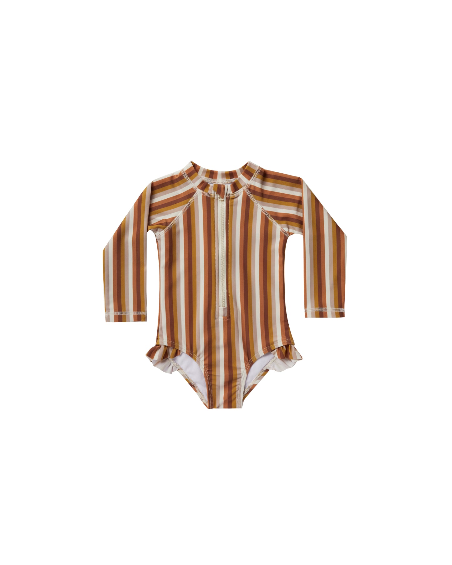 RASHGUARD ONE-PIECE - MULTI-STRIPE