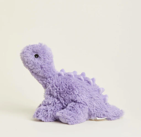 WARMIES 13" PURPLE LONG NECK DINOSAUR